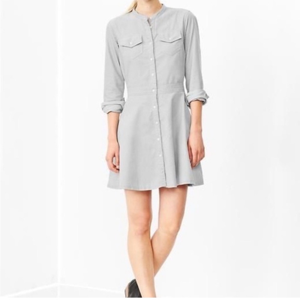 Gap light grey corduroy size 6 short dress